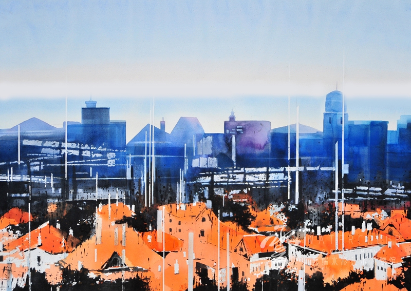 宋润波 《那座城》 107*90cm  2015年